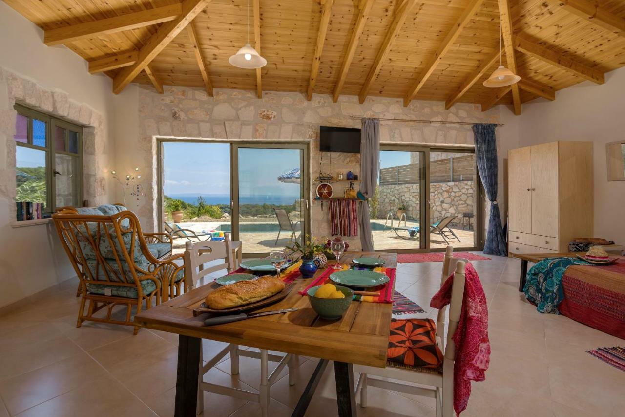 David'S Villas - Private Pool & Scenic Surroundings Vasilikí 外观 照片